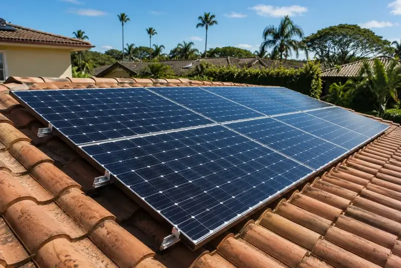 Installation de panneaux solaires à Sainte-Foy